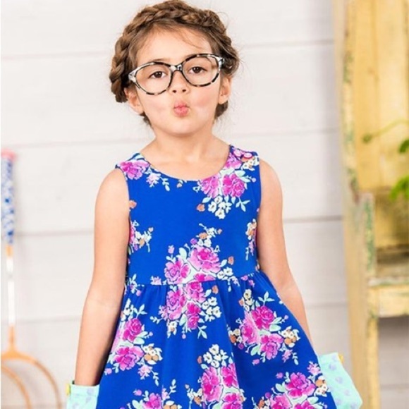 Matilda Jane Other - Matilda Jane Monkey in the Middle Floral Sleeveless Dress Size 2T